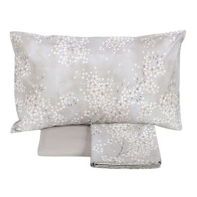 Completo Lenzuola Copriletto Percalle KIMONO Letto Fazzini