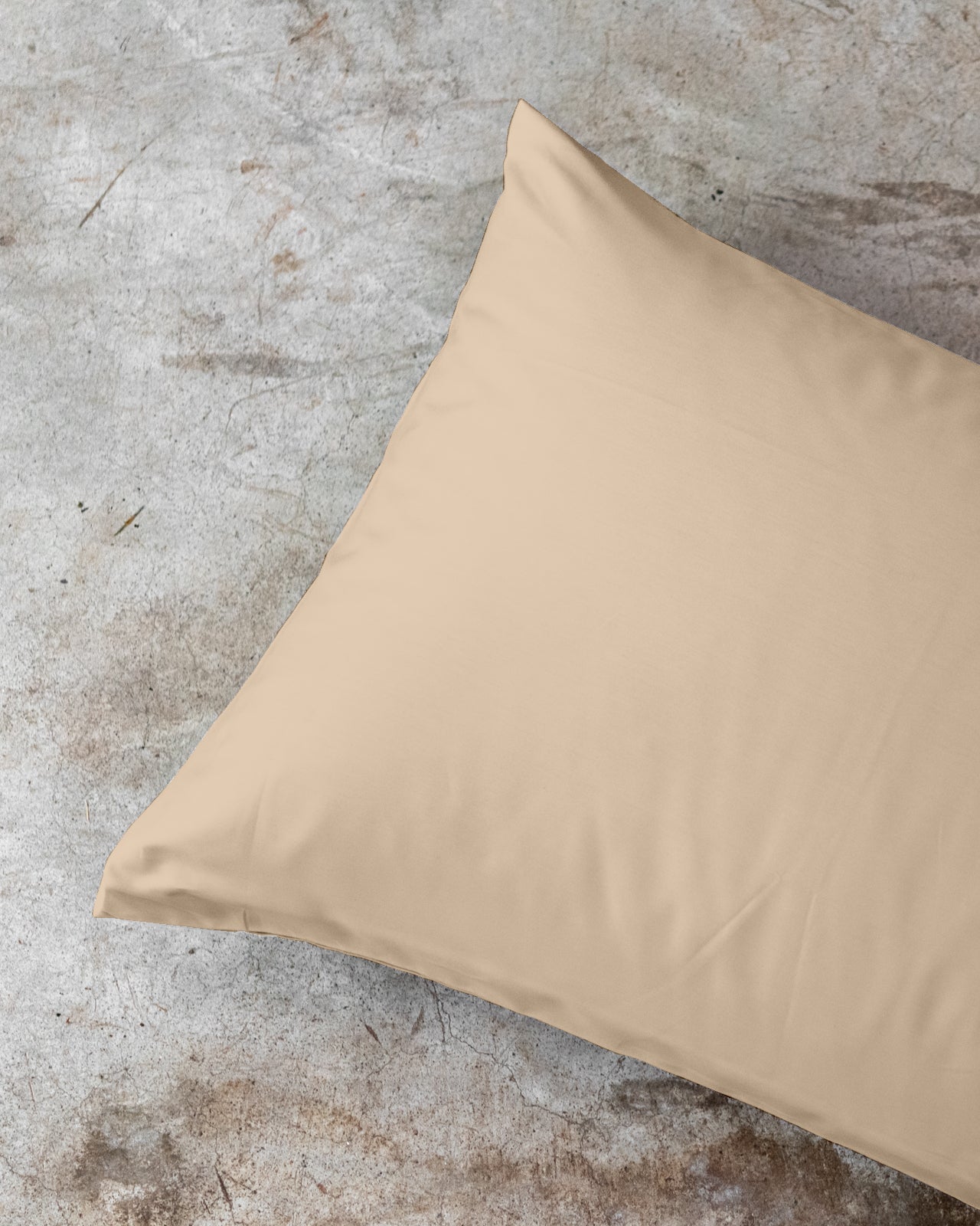 Federa Tinta Unita Raso di Cotone Letto Moreali Tessile Casa 52 x 82 cm Corda