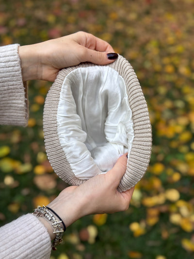 Cappello Fodera Pura Seta Accessorio Moreali Tessile Casa