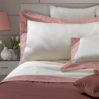 Parure Lenzuola Bordo Raso Luxury Letto Moreali Tessile Casa Matrimoniale Fard