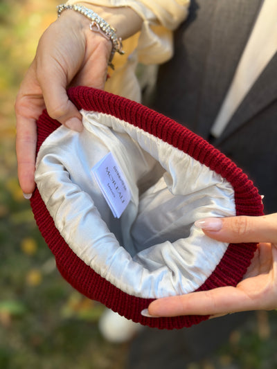 Cappello con Fodera in SETA Accessorio Moreali Tessile Casa