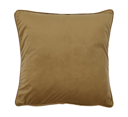 Fodera Cuscino Arredo Piping VELLUTO Made in Italy Soggiorno Moreali Tessile Casa 50 x 50 Ambra 105