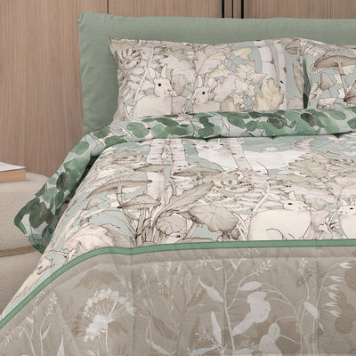 Parure Copripiumino Percalle YAMATO Letto Fazzini