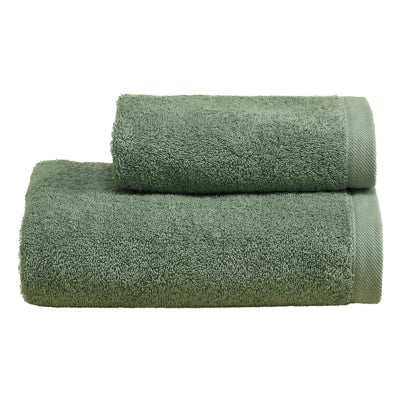Set Asciugamani Soft CAREZZA Bagno Moreali Tessile Casa 60 x 110 / 40 x 60 Verde