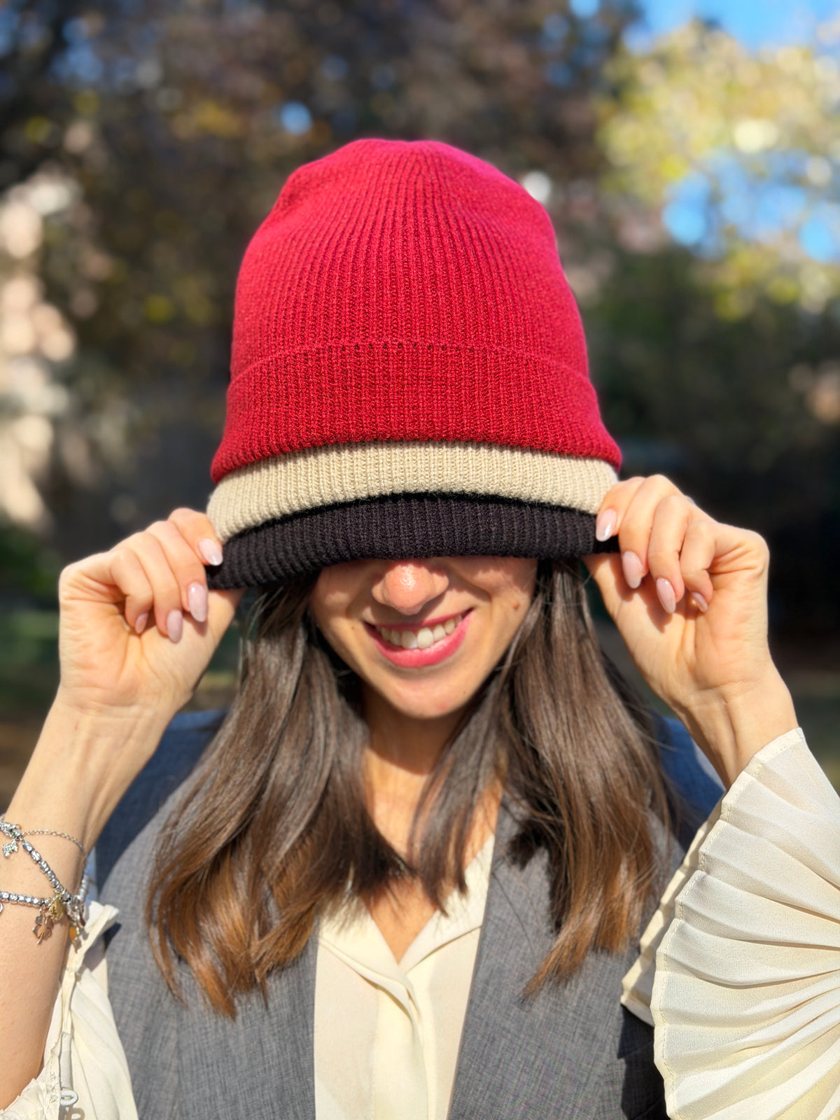 Cappello con Fodera in SETA Accessorio Moreali Tessile Casa