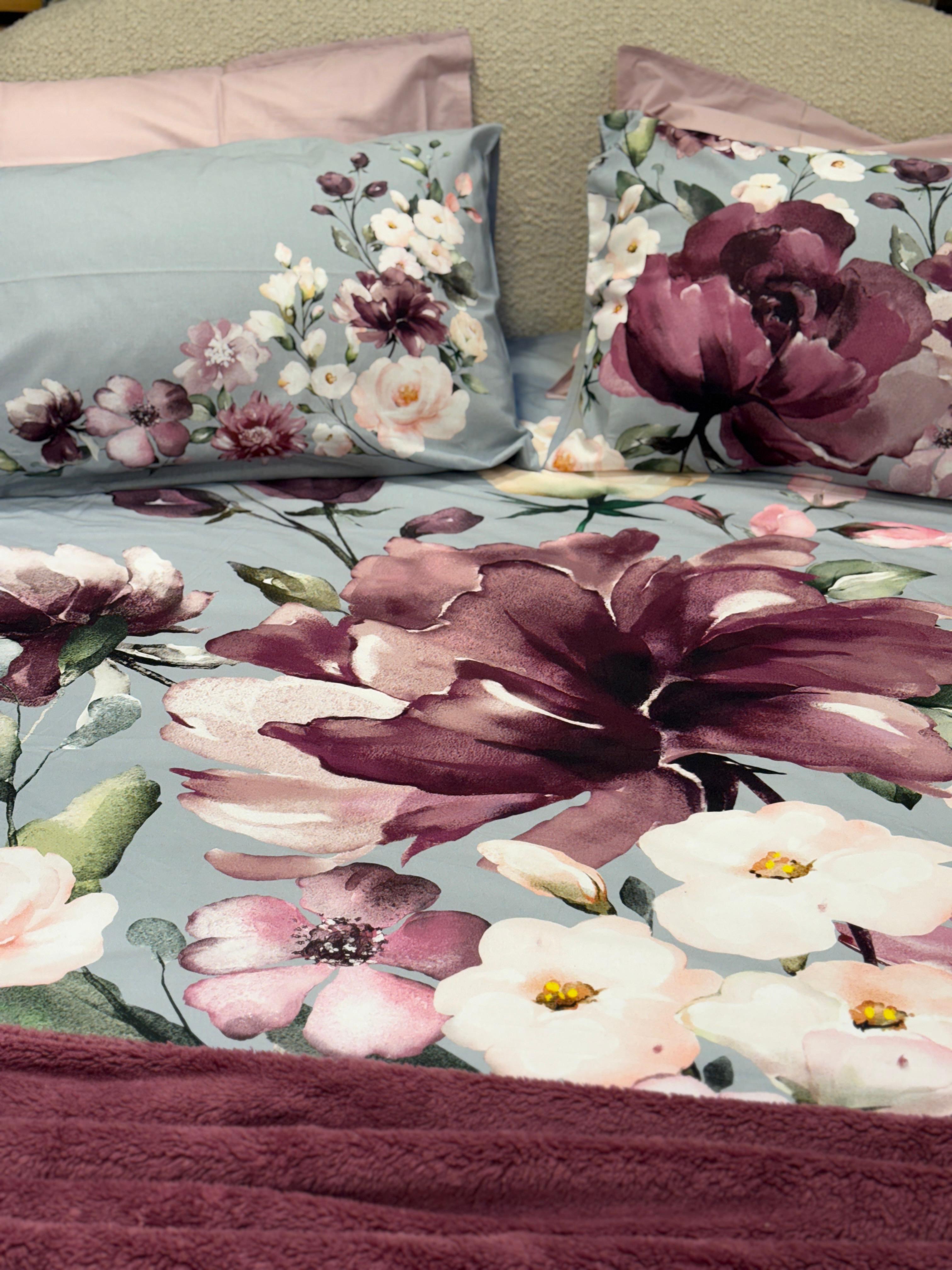 Parure Copripiumino Flower Power 2536 Letto Cogal