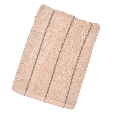 Telo Doccia Tinto Filo SMART Bagno Fazzini 70 x 140 Rosa Cipria/Beige