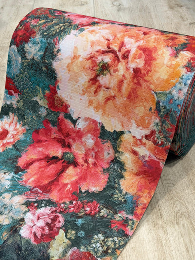 Tappeto Da Cucina al Metro Acquerello Soggiorno Moreali Tessile Casa 52 cm Multicolor