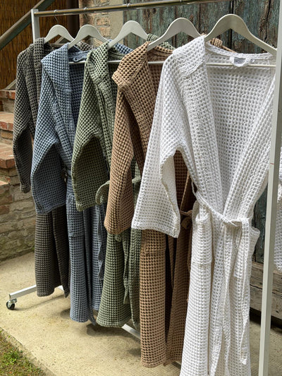 Accappatoio Garment Washed Unisex APE REGINA Bagno Moreali Tessile Casa