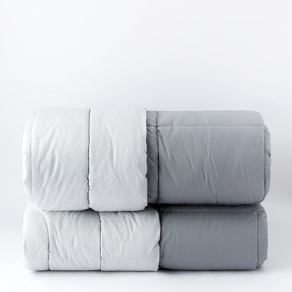 Trapunta CALDA 350g Passepartout Letto Riviera Matrimoniale 260 x 270 Grigio Acciaio