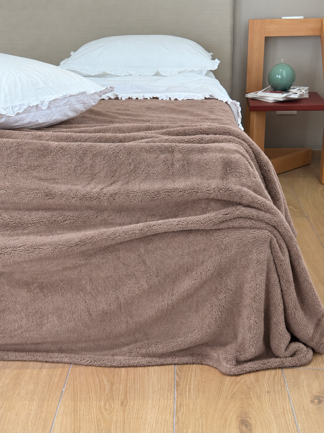 Coperta Extra Soft COCCOLA Soggiorno Moreali Tessile Casa Matrimoniale 250 x 210 Deserto P444