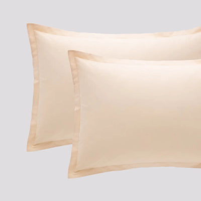 Coppia Federe Cotone MADAPOLAM Letto Riviera 50 x 80 Avorio