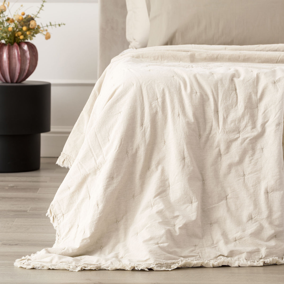 POPUP - Trapuntino Cotone Stone Washed FERNANDA Letto Riviera
