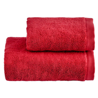 POPUP - Set Asciugamani Super Soft ABBRACCIO Bagno Moreali Tessile Casa 60 x 100 / 40 x 60 Melograno