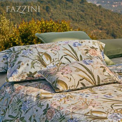 Parure Copripiumino Raso 300TC VANITAS Letto Fazzini