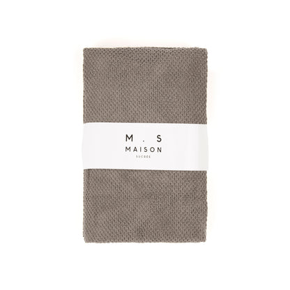 Set Asciugamani Pepe Bagno Maison Sucrée 60 x 105 / 40 x 60 Taupe var.40