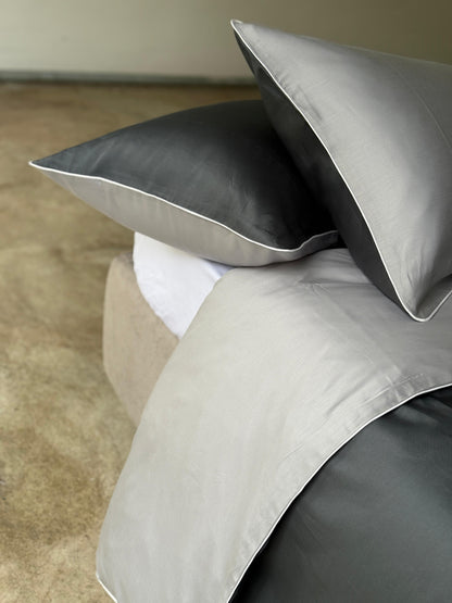 Parure Copripiumino Raso di Cotone Double Letto Moreali Tessile Casa