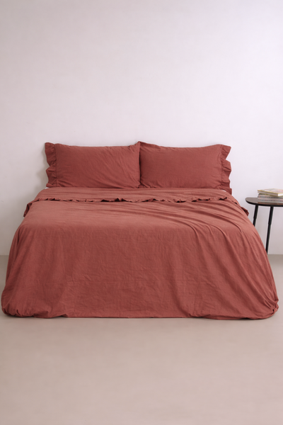 Parure Lenzuola No-Stiro FRAPPA Letto Moreali Tessile Casa Matrimoniale Marrakech