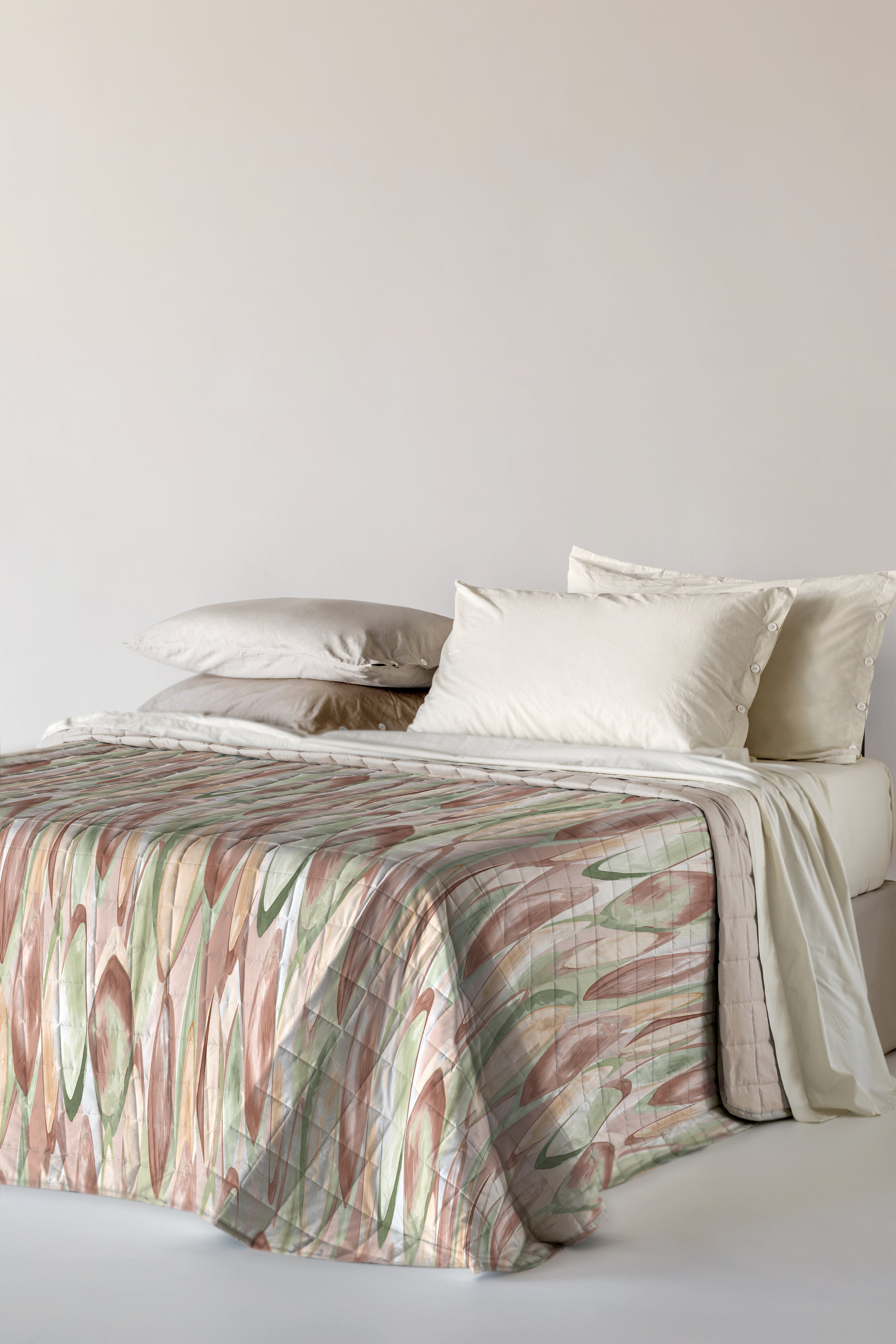 Trapuntino in Microfibra Stampato VEGA Letto Riviera