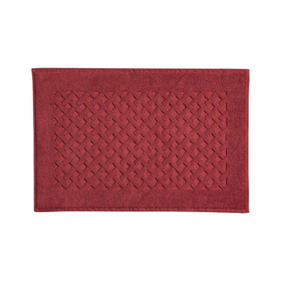 Scendidoccia in Spugna Intrecciata CAREZZA Bagno Moreali Tessile Casa 40 x 60 Melograno