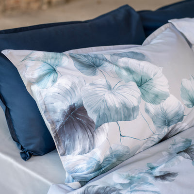 Parure Copripiumino Percalle Supersoft NATE Letto Galizzi Matrimoniale Silver Grey