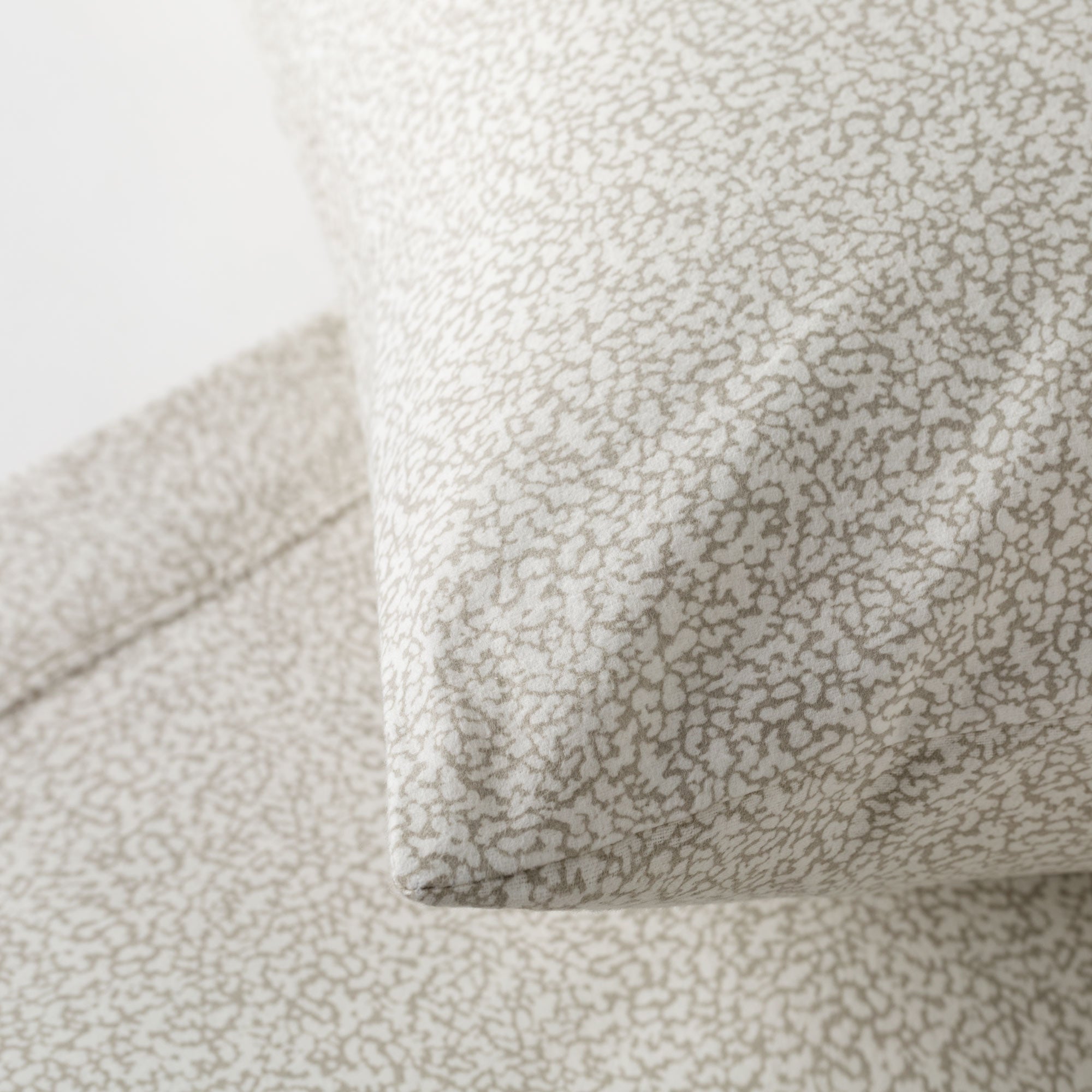 Completo Lenzuola Flanella Cotone Stampato Cloudette Letto Riviera