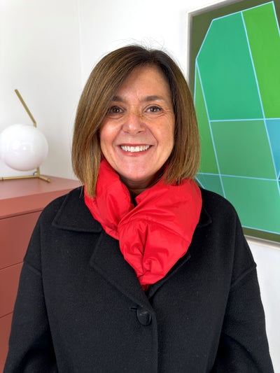 Sciarpa in Piumino d'Oca Abbigliamento Moreali Tessile Casa