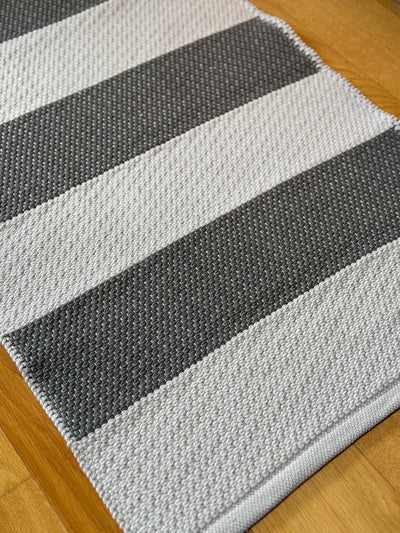 Tappeto Artigianale Lino/Cotone STRIPES Soggiorno Moreali Tessile Casa