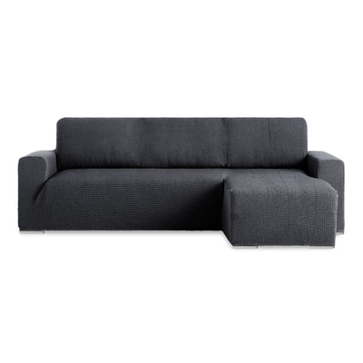 Copridivano Chaise Longue Bracciolo Corto Soggiorno Belmarti Destra Antracite