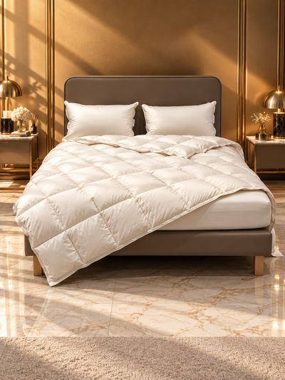 Piumino d'oca Ungherese 800 CUIN - IMPERIALE Letto Cinelli x Moreali Matrimoniale 250 x 215 Caldo