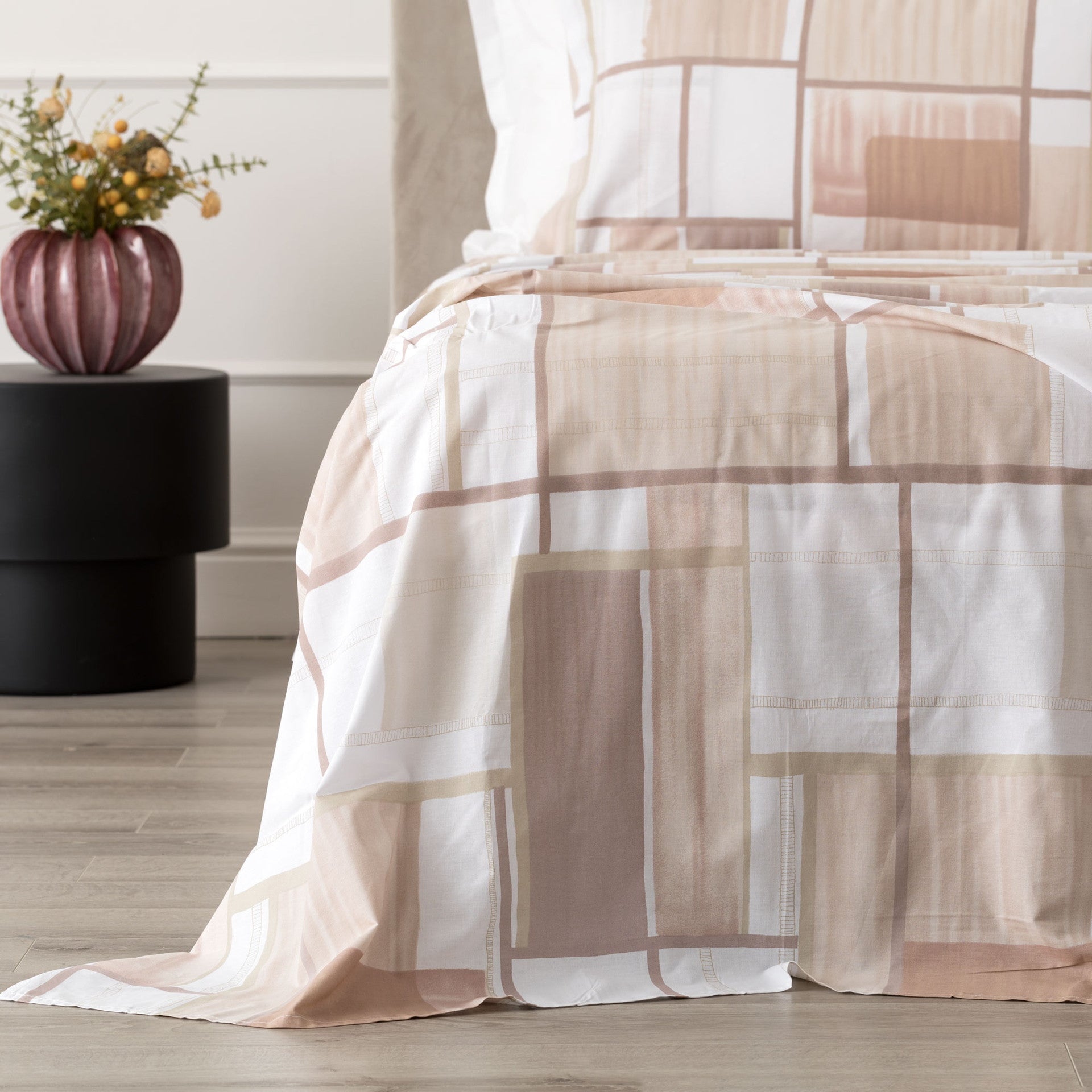 Completo Lenzuola Cotone Stampato JURI Letto Riviera