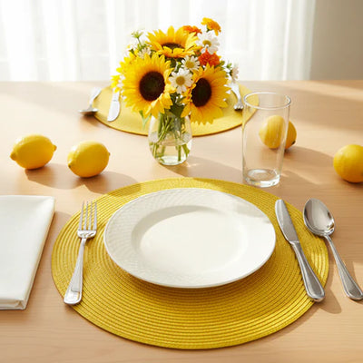 Set 4 Sottopiatti INTRECCIO Accessorio Moreali Tessile Casa