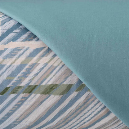 Parure Copripiumino Percalle Stampa Digitale Yuta Letto Riviera