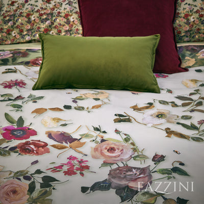 Completo Lenzuola Raso 300 Fili NETTARE Letto Fazzini