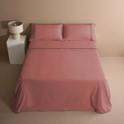Parure Lenzuola No-Stiro Pizzo DUCALE Letto Moreali Tessile Casa Matrimoniale Marrakech