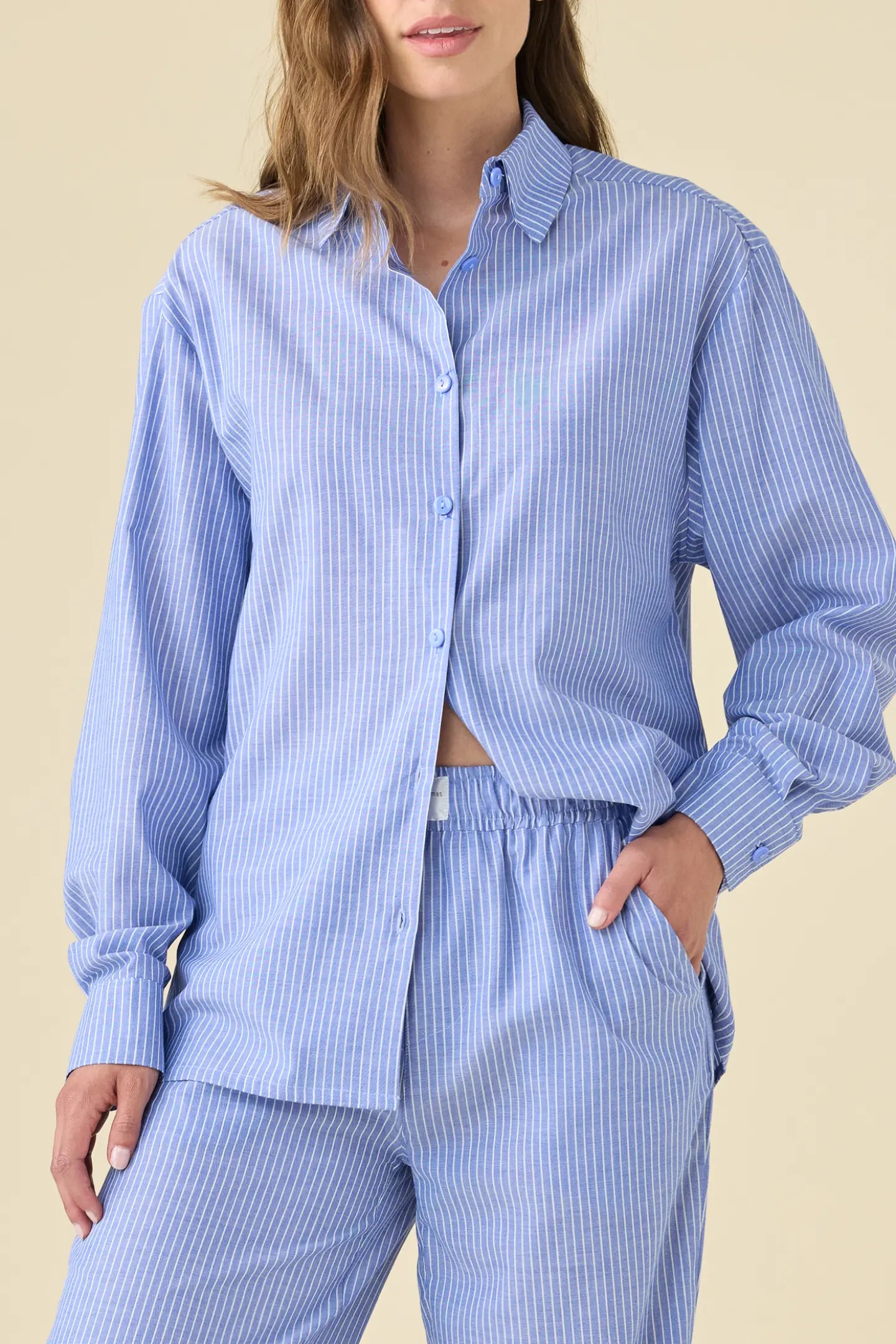 Pigiama Donna Lungo Cotone Breeze Abbigliamento Moreali Tessile Casa