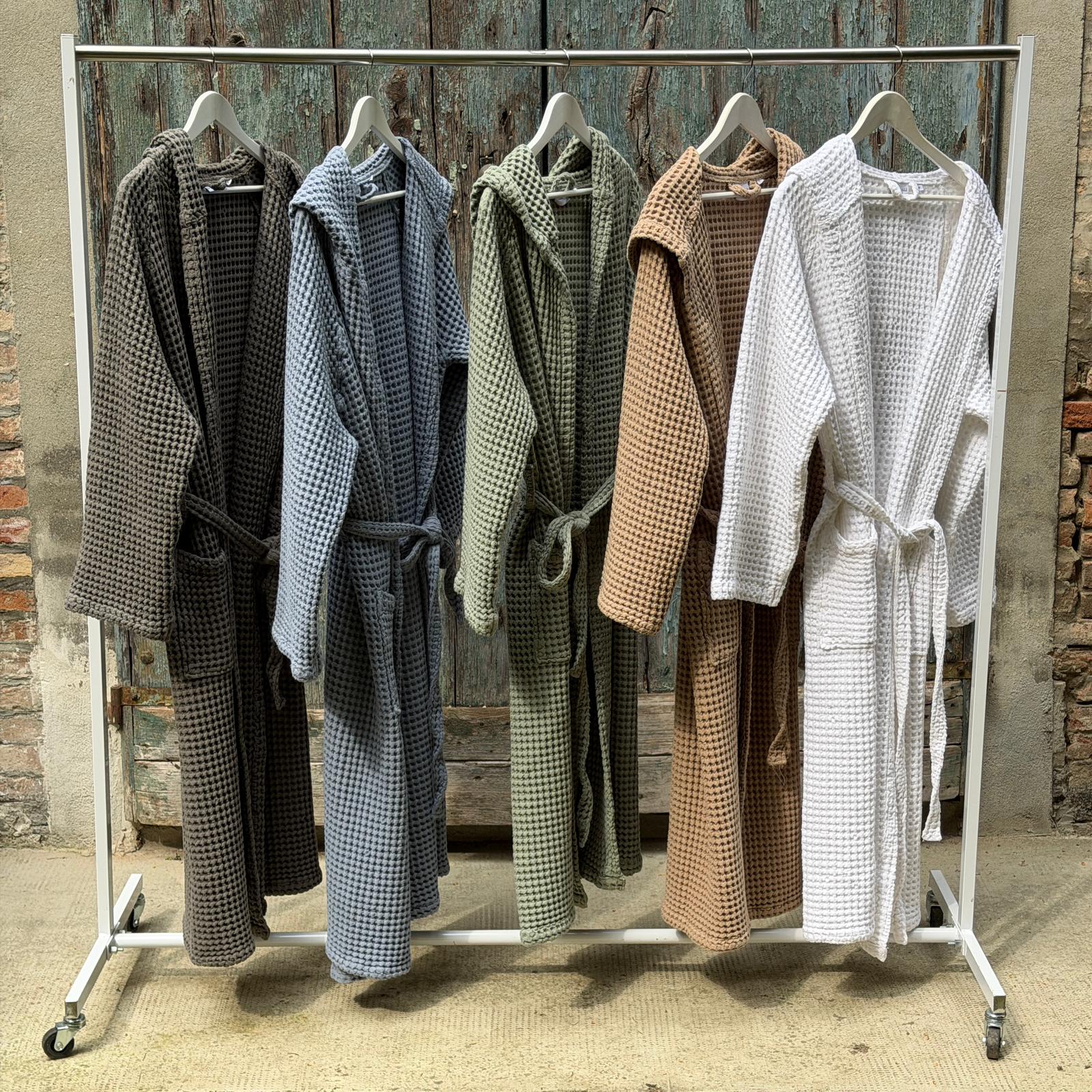 Accappatoio Garment Washed Unisex APE REGINA Bagno Moreali Tessile Casa