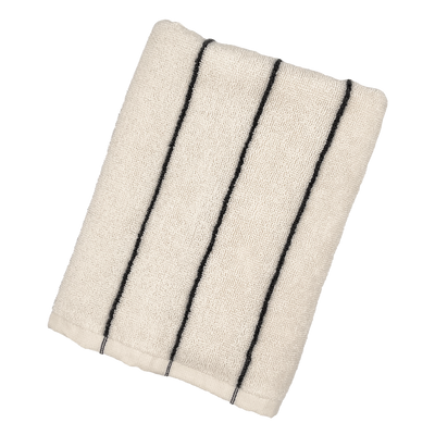 Telo Doccia Tinto Filo SMART Bagno Fazzini 70 x 140 Off White/Blu