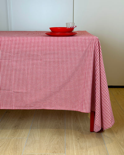 Tovaglia No-Stiro Quadretti Tinto Filo DELLA NONNA Cucina Moreali Tessile Casa