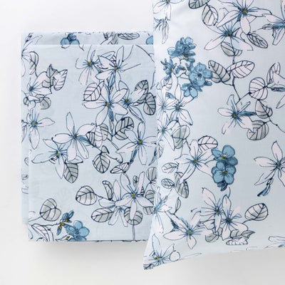 Completo Lenzuola Cotone Stampato Zoe Letto Riviera Matrimoniale Carta da Zucchero