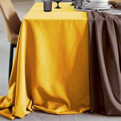 Tovaglia Antimacchia Morbida NO-STRESS Cucina Moreali Tessile Casa Runner 45x150 Ocra