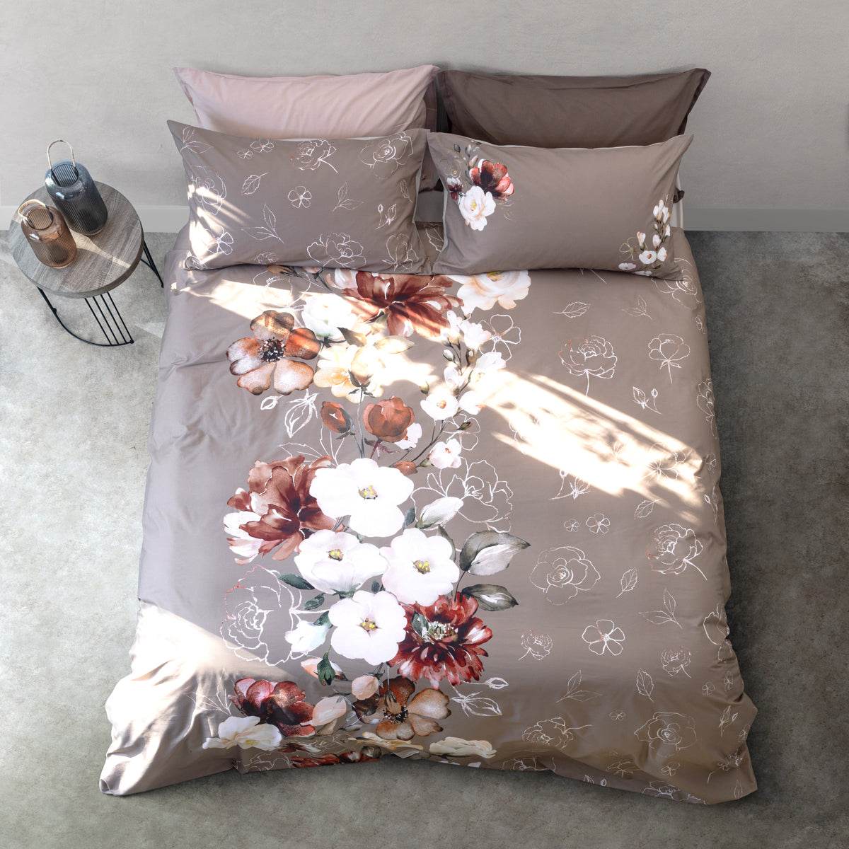 Parure Copripiumino Flower Power 2534 Letto Cogal